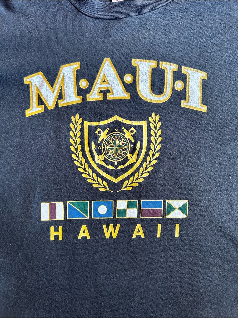 Vintage Maui Hawaii Jerzees USA Single Stitch Graphic Tee XL